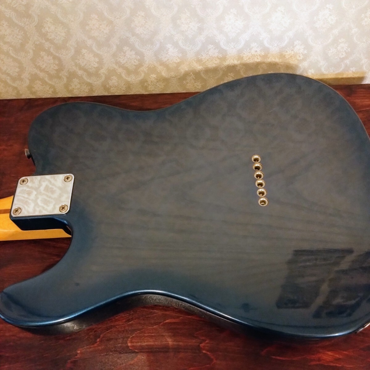 Fender Telecaster Crafted in Japan フェンダーテレキャスター ブルー青日本製シンラインfホール_画像3