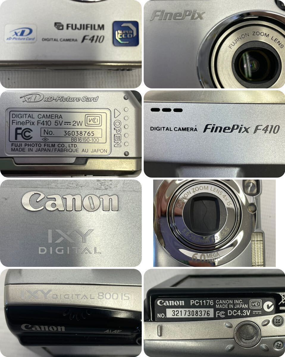 FUJIFILM 富士フィルム FINEPIX F410 Canon キャノン IXY DIGITAL 800IS 6.0 MEGA PIXELS コンパクトデジタルカメラ 動作・通電未確認の画像10