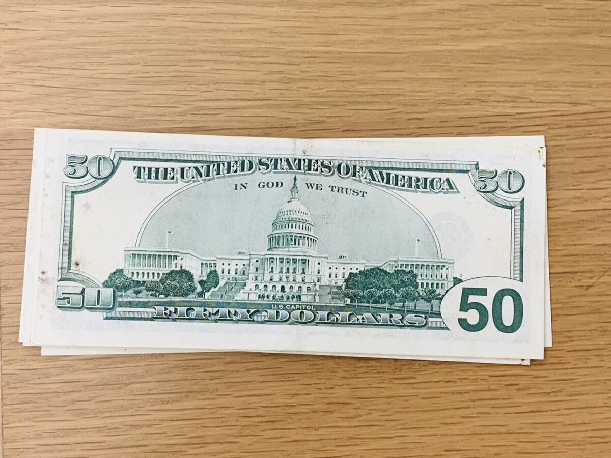 アメリカ ドル紙幣 100ドル×3枚 50ドル×6枚 10ドル×14枚 1ドル×1枚 外国紙幣おまとめ 計741ドル 