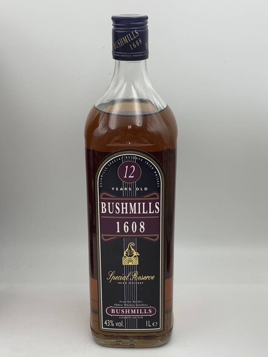 [未開栓] BUSHMILLS ブッシュミルズ 1608 スペシャルリザーブ 12年 1000ml/1L 43％ 古酒の画像2