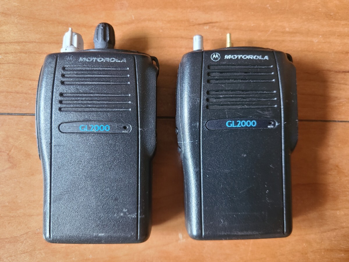 MOTOROLA/GL2000/2台セット　簡易無線機/モトローラ　トランシーバー_画像1