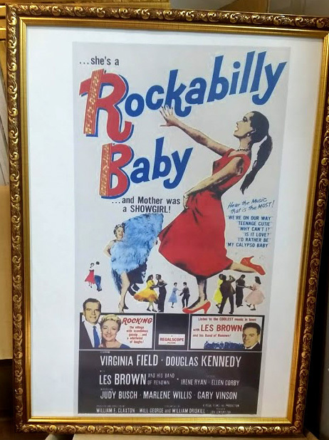 オールディーズ アンティーク ビンテージ風 額 額縁 フレーム 壁飾り rockabilly baby ドゥーワップ ロカビリー 24_現物です