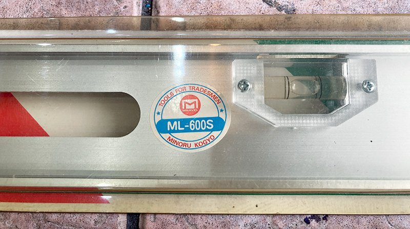100円 在庫処分 ミノル工業 気泡管水平器 測定器 3本 ML-600S ML-750S ML-900S 未使用 長期保管品 (節) 65の画像3