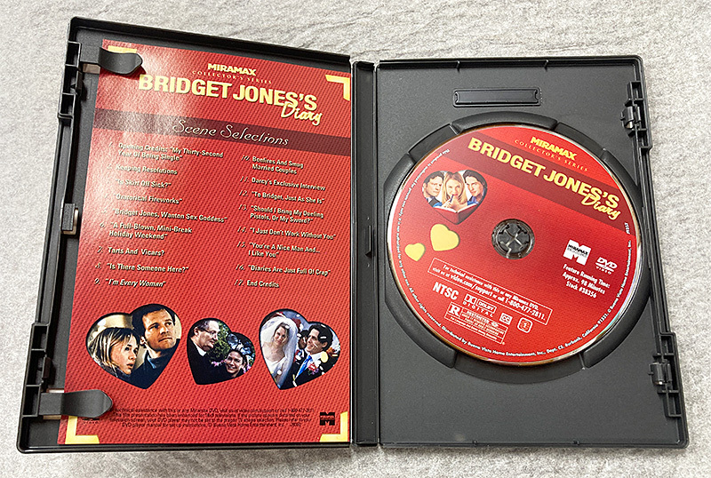 DVD BRIDGET JONE'S Diary MIRAMAX 輸入盤 特典付 ブリジットジョーンズの日記 コレクターズシリーズ 洗浄済み_画像2