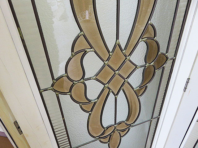  France Classic stained glass 3 ream partition partitioning screen / divider / French car Be 