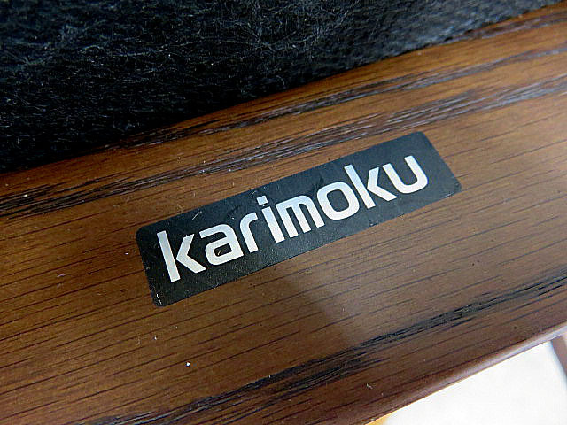 美品 karimoku/カリモク スツール 「CT」シリーズ ダイニングチェア/椅子/サイドチェア/無垢材スツールの画像6