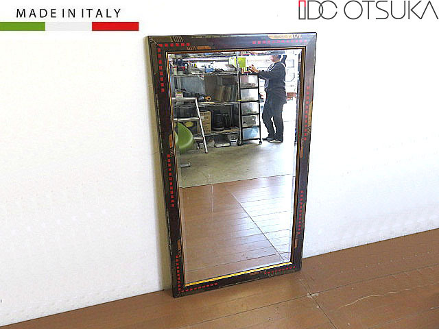 IDC大塚家具 イタリア製 大型ウォールミラー W84cm/H145cm IDC大塚家具 イタリア製 大型ウォールミラー W84cm/H145cm