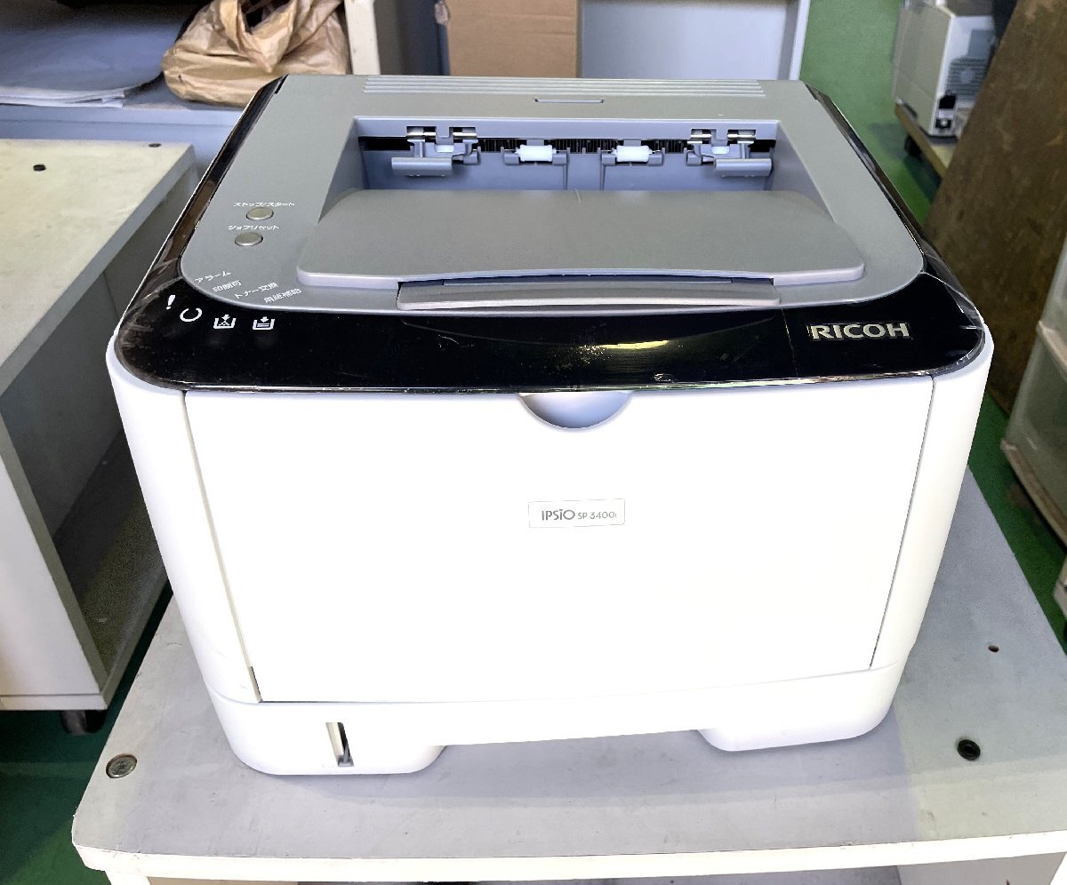 RICOH Ricoh IPSIO SP3400L A4 monochrome Laser almost unused / new goods count 1 sheets new goods original toner installation ending 5