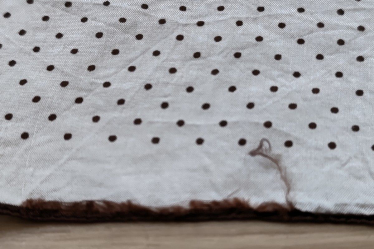 ≪昭和レトロ≫水玉スカーフ 66×72 白×茶色 日焼け 冷房対策スカーフ ドット