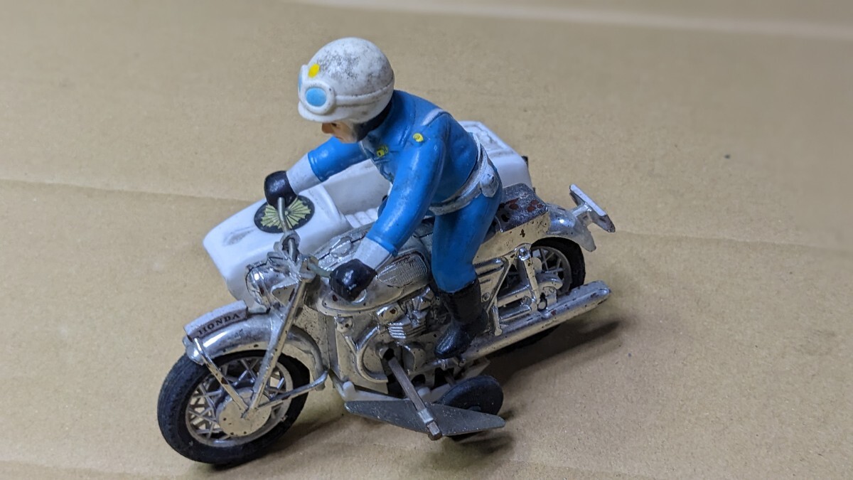  Vintage motorcycle police bike toy 