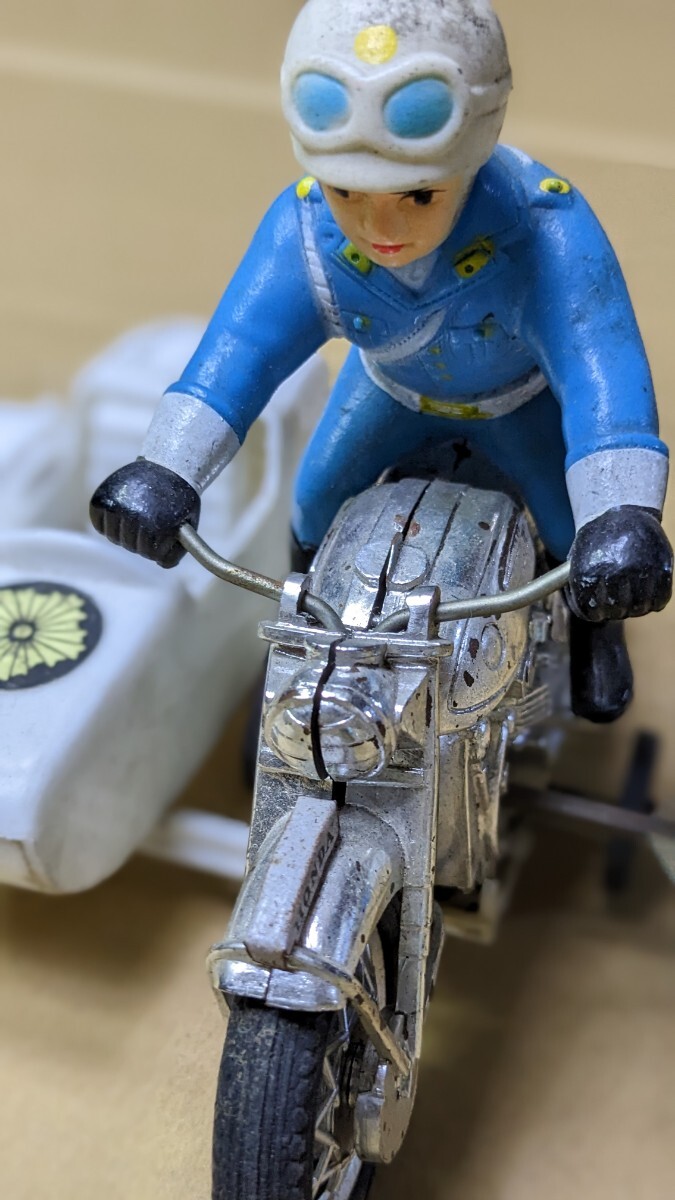  Vintage motorcycle police bike toy 