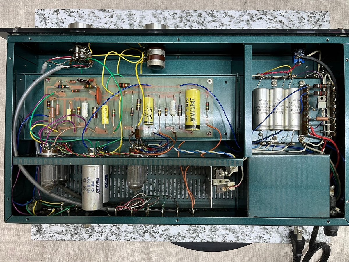 0834 中古品 オーディオ機器 真空管 プリアンプ SHINDO LABORATORY Model343  新藤ラボラトリーの画像9