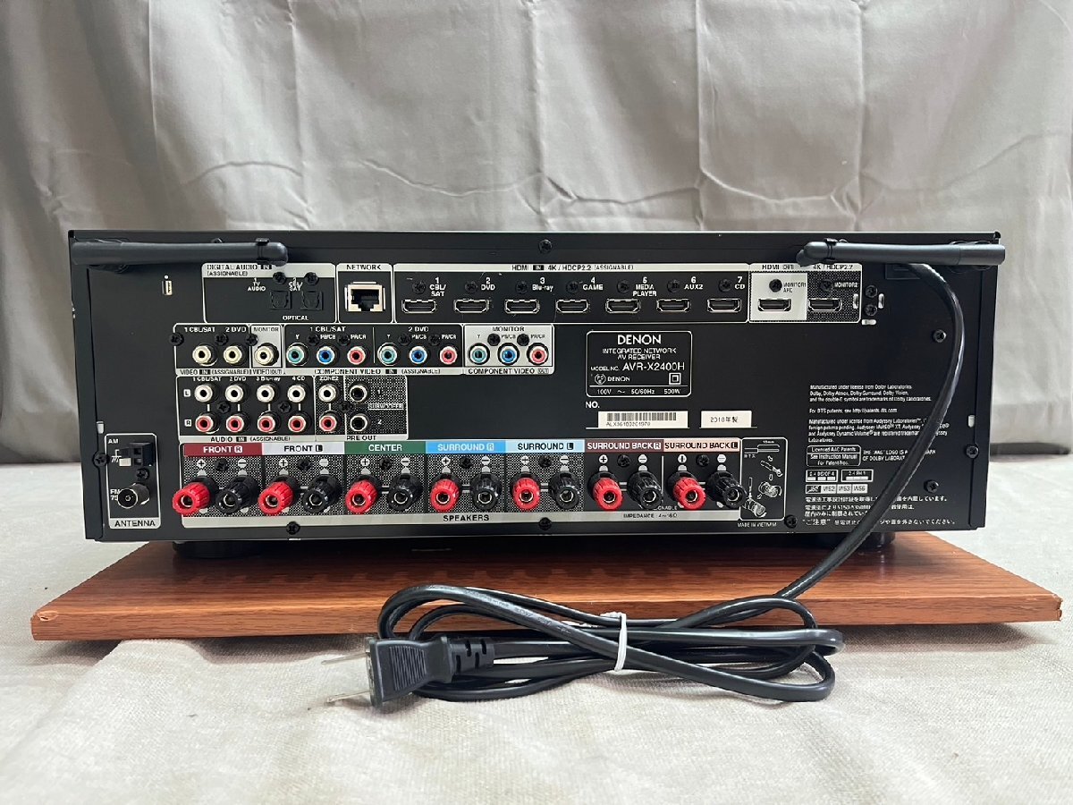 0795 secondhand goods audio equipment AV amplifier DENON AVR-X2400H Denon 