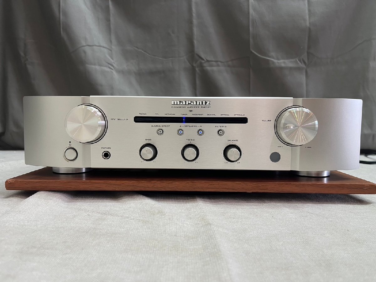 0796　中古品　オーディオ機器　プリメインアンプ　marantz PM6007　マランツ　2023年製_画像2