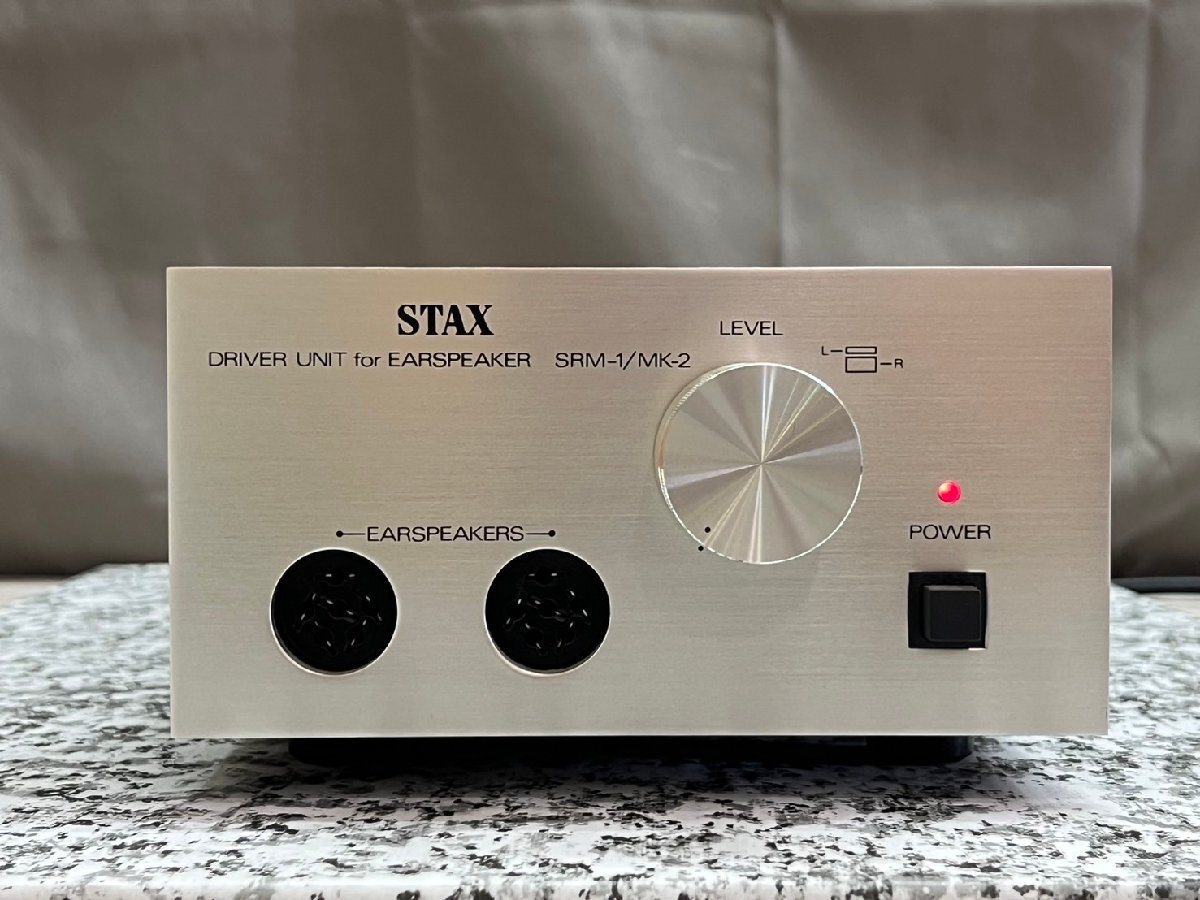 0841 中古品 オーディオ機器 ヘッドホンアンプ STAX SRM-1/MK-2 スタックス  ドライバーユニットの画像1