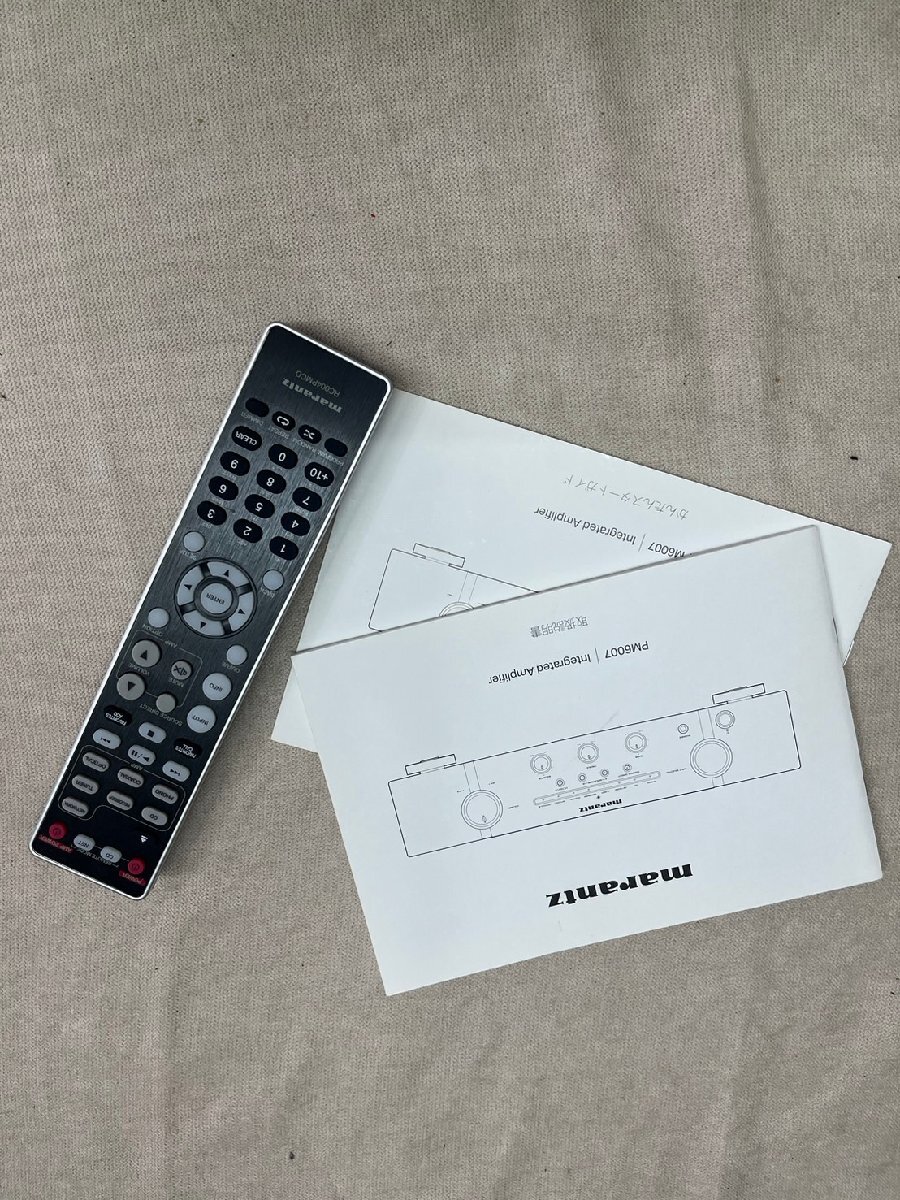 0796　中古品　オーディオ機器　プリメインアンプ　marantz PM6007　マランツ　2023年製