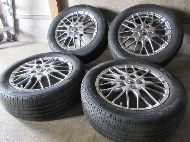 トヨタ 80系 VOXY ヴォクシー NOAH ノア 純正 BBS FORGED (16x6+50 5H/114,3) バリ溝(DUNLOP VEURO VE304/2023) 205/55R16 純正戻し 売切りの画像1