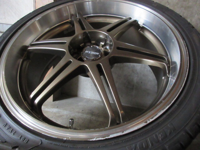 深リム&日本製set!! LINEA SPORT Syms シムス (18x7,5+52 5H/100) バリ溝(2022) 225/40R18 FT GR 86 ハチロク BRZ プリウス カローラ WISH _画像5