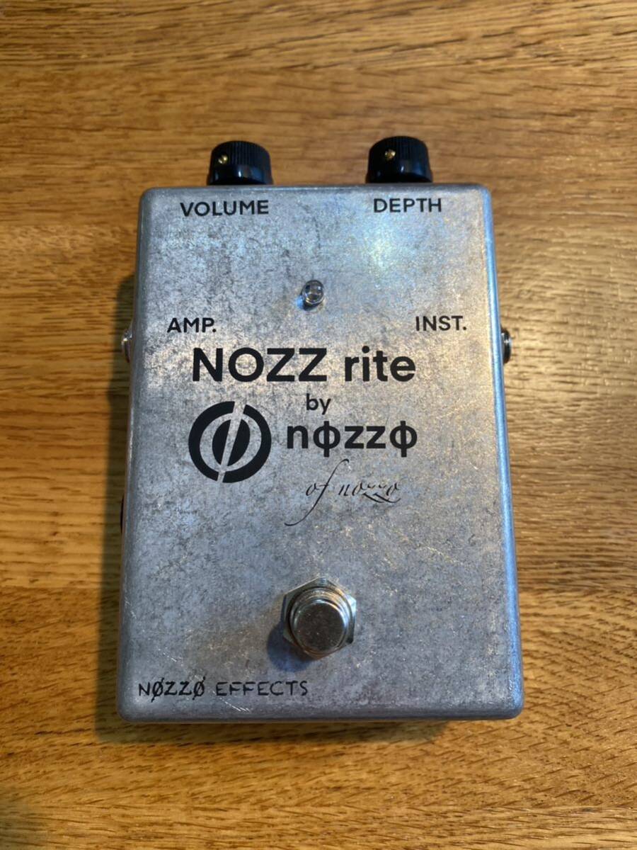 1円スタート！NOZZO EFFECTS NOZZ rite ファズライト　クローン　fuzz rite ゲルマニウムトランジスタ　_画像1