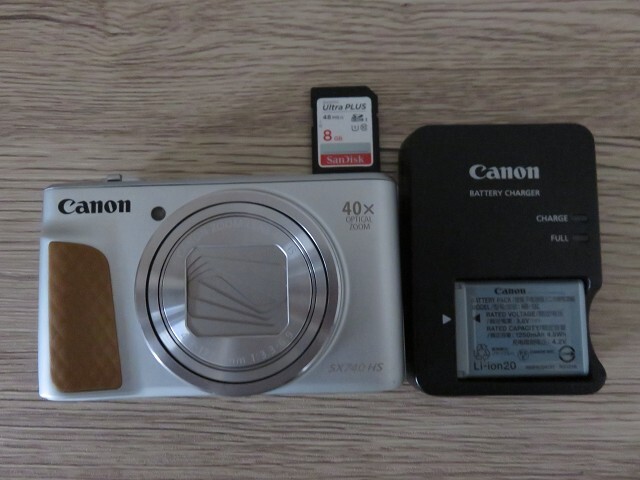 中古 SX740 Canon PowerShot SX740HS 光学40倍 2030万画素 WI-FI 手振補正 動画4K デジカメ コンデジの画像1