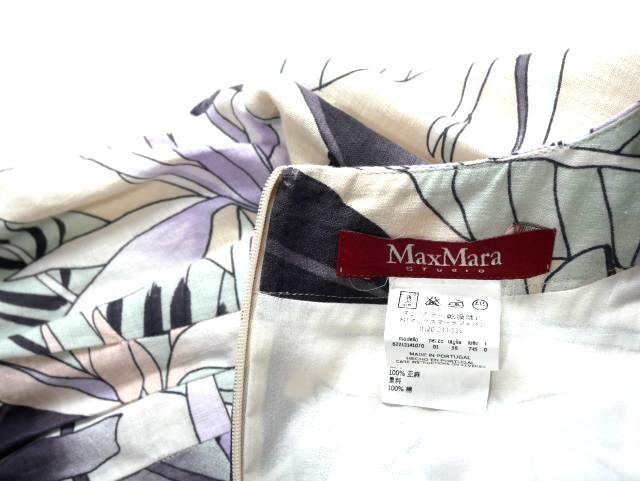 MaxMara STUDIOマックスマーラ♪リネンワンピース サイズ３６ の画像10
