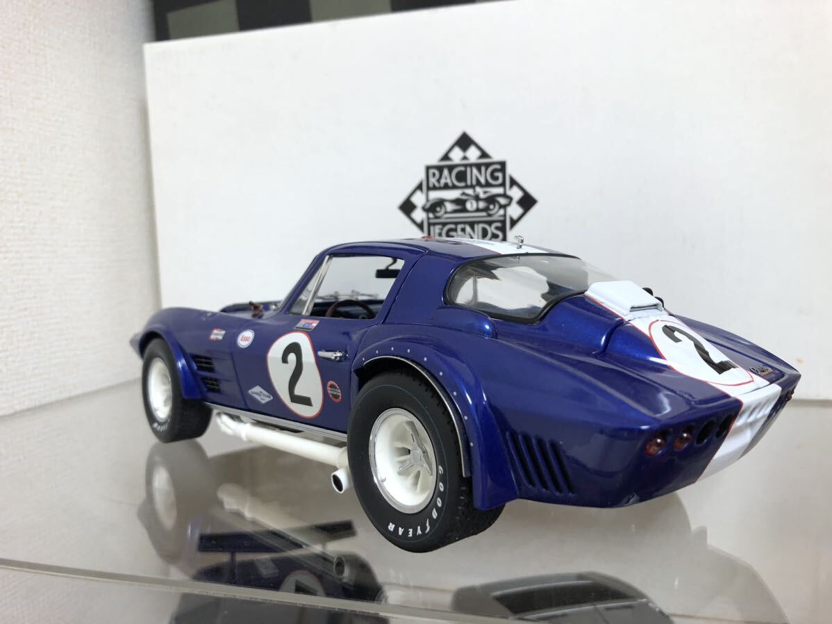 美品　EXOTO エグゾト 1/18 Corvette Grand Sport コルベット グランドスポーツ クーペ セブリング 12h 1964 #2 RLG18026