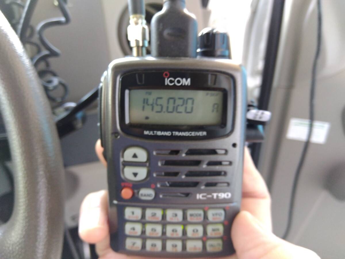  Icom IC-T90 50|144|430 Triple частота портативный рация б/у товар 