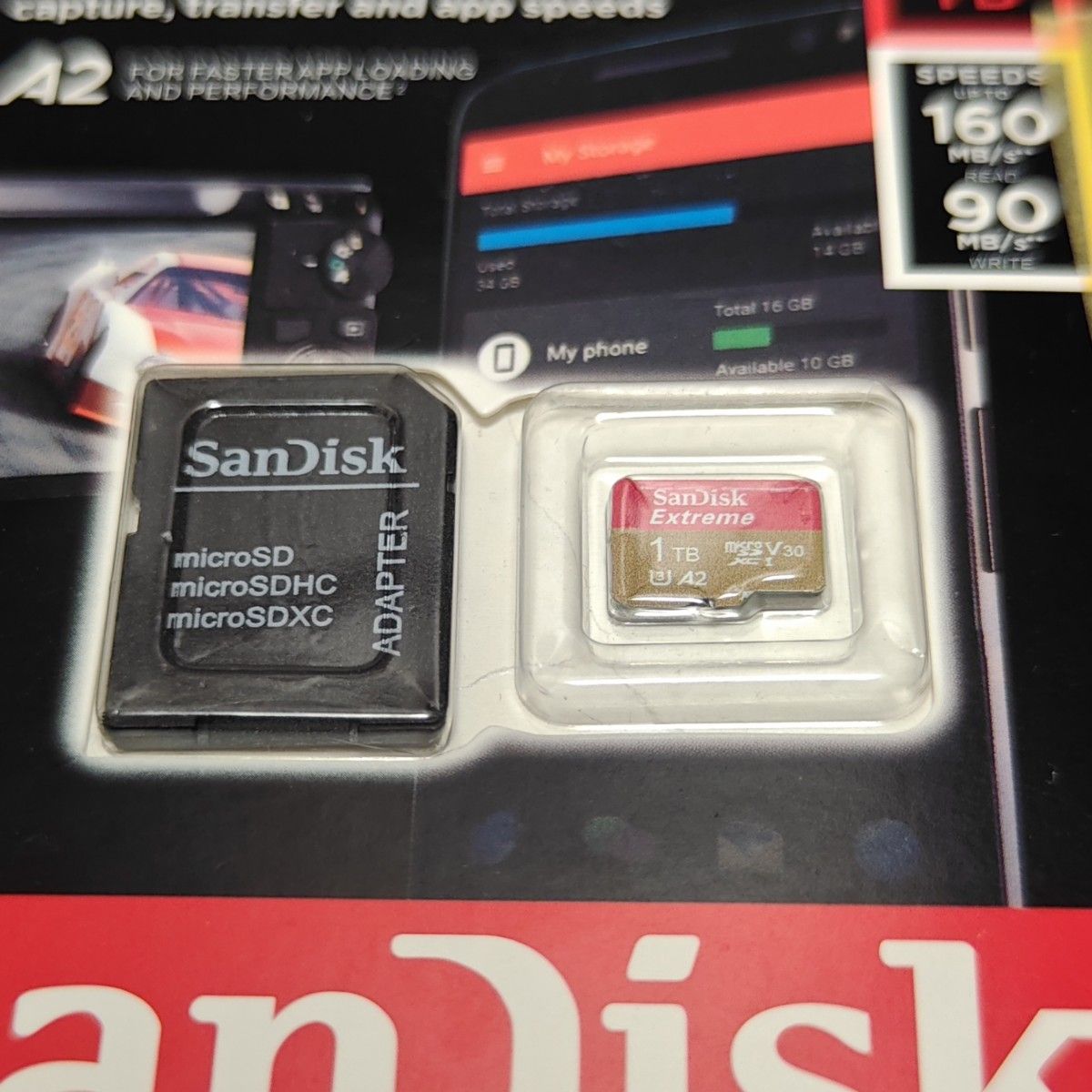 サンディスク SANDISK Extreme microSDXCカード 1TB U3 V30