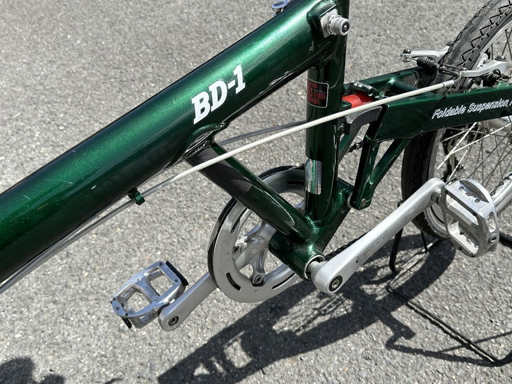 109●〇 美品 R&M BD-1 折りたたみ自転車 アルミ ミニベロ カスタム多数 / ライズアンドミューラー 〇●の画像6