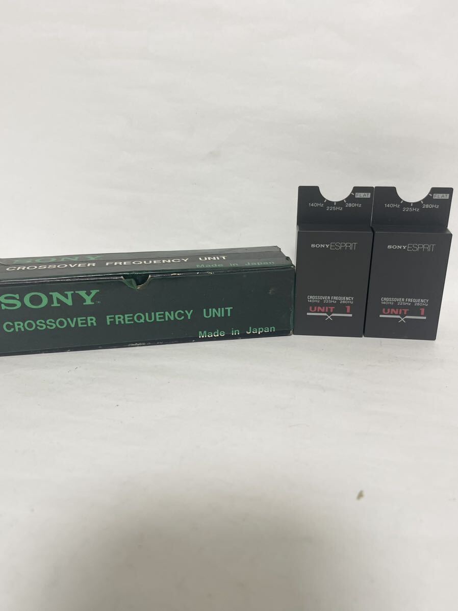 ⑤ SONY CROSSOVER FREQUENCY UNIT ESPRIT UNIT1 Sony кроссовер fli талон si- единица 