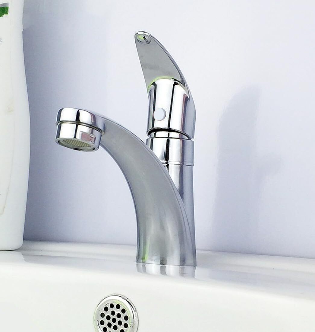 【訳あり】洗面用 トイレ 手洗い 単水栓 シングルレバー 立水栓 手洗いボウル 洗面台 水道 蛇口 ST20の画像1