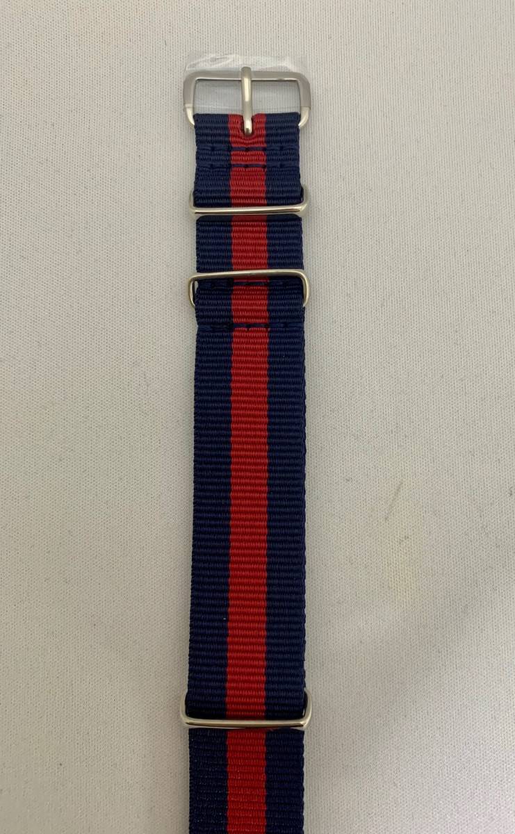 [ new goods ] wristwatch for 20mmNATO belt NAVY&RED basis free shipping 