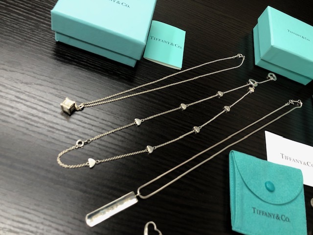 『★本真珠 Tiffany ティファニー 計10点 SILVER ネックレス リング ブレスレット等 シルバー ジュエリー 指輪 リング等 箱有＆無含』の画像2