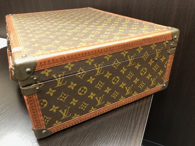 『ヴィンテージ☆LOUIS VUITTON ルイヴィトン トランクケース モノグラム キー2本付 鍵付き ブランド バッグ カバン アタッシュケース 旅行の画像7