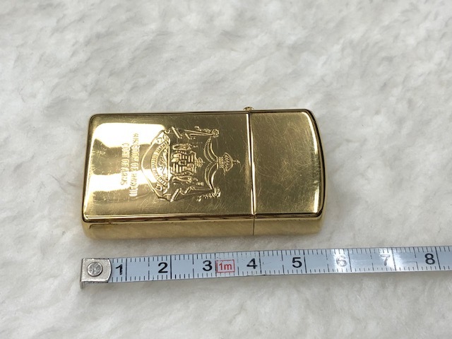 『【Zippo / ジッポー】オイル ライター KINGDOM OF HAWAII-COAT OF ARMS ゴールド 喫煙 グッズ タバコ 着火未確認 レターパックプラス発送の画像10