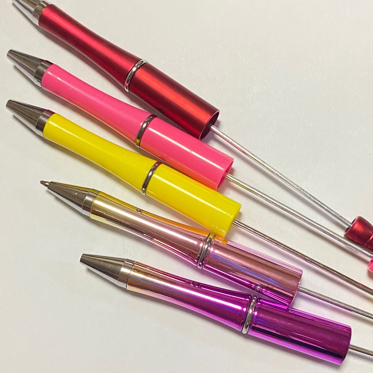 ビーズボールペン カスタムボールペン 芯交換可能 オリジナルボールペン キット