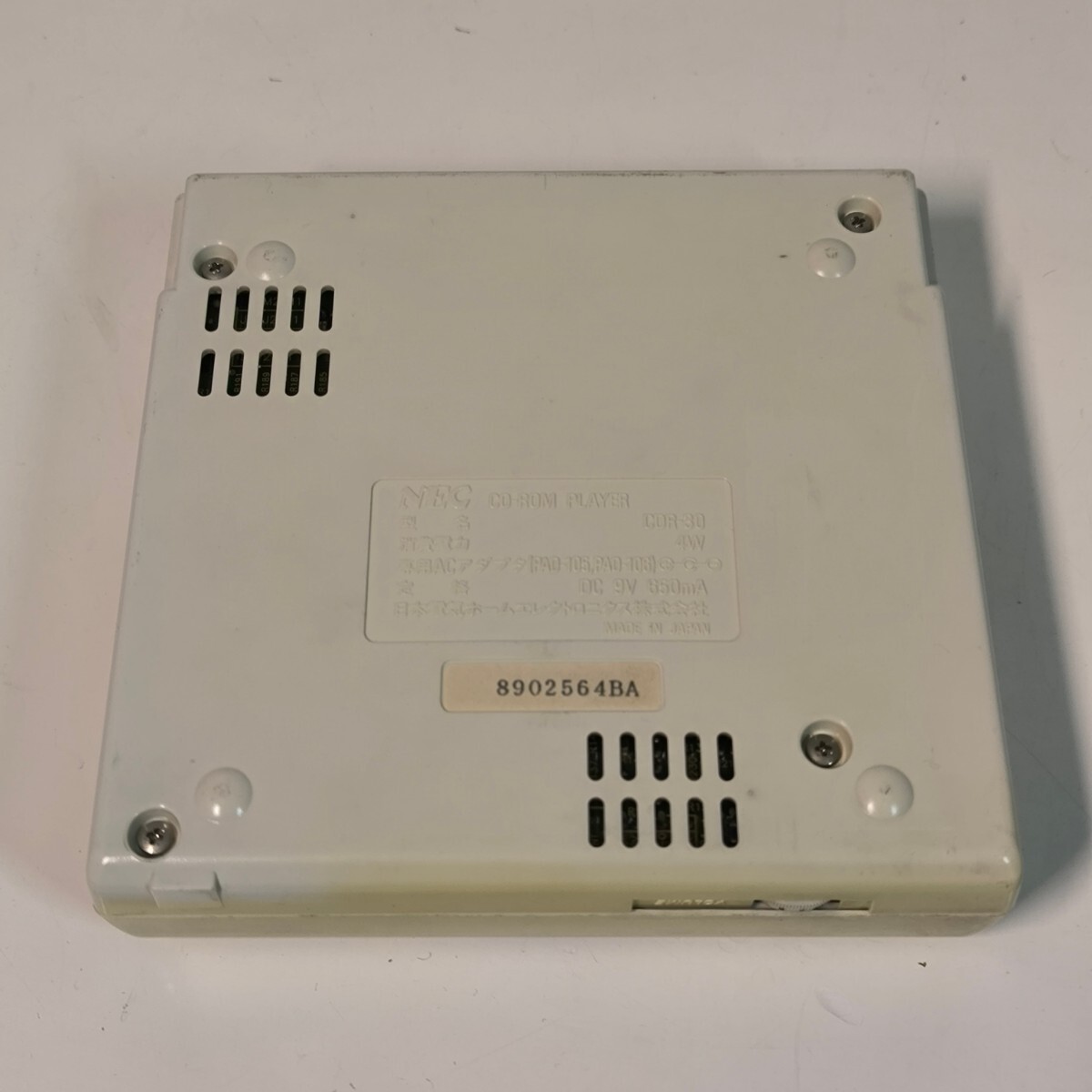  動作品 メンテナンス、ギア新品交換済み NEC CD-ROM2 PLAYER PCエンジン CDR-30A 本体のみ の画像3