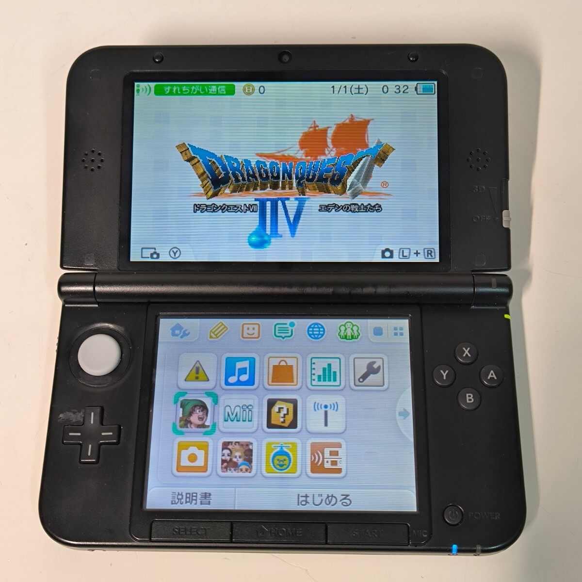 ニンテンドー3DS LL 本体 ブラック 動作確認済み Nintendo 任天堂 同梱可_画像7