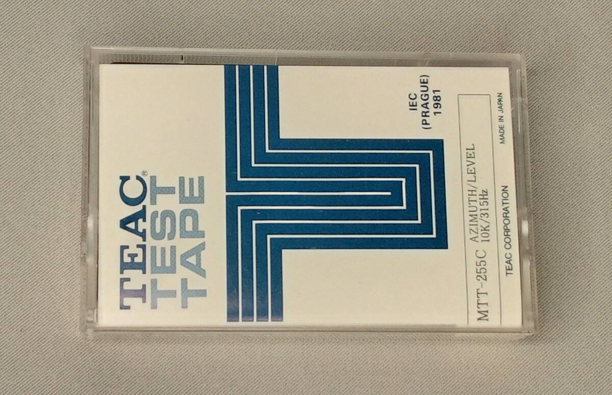 カセットテストテープ ティアック TEST TAPE TEAC ＭＴＴ-255C AZIMUTH/LEVEL 10K/315Hz Ser. No.3110036_画像1