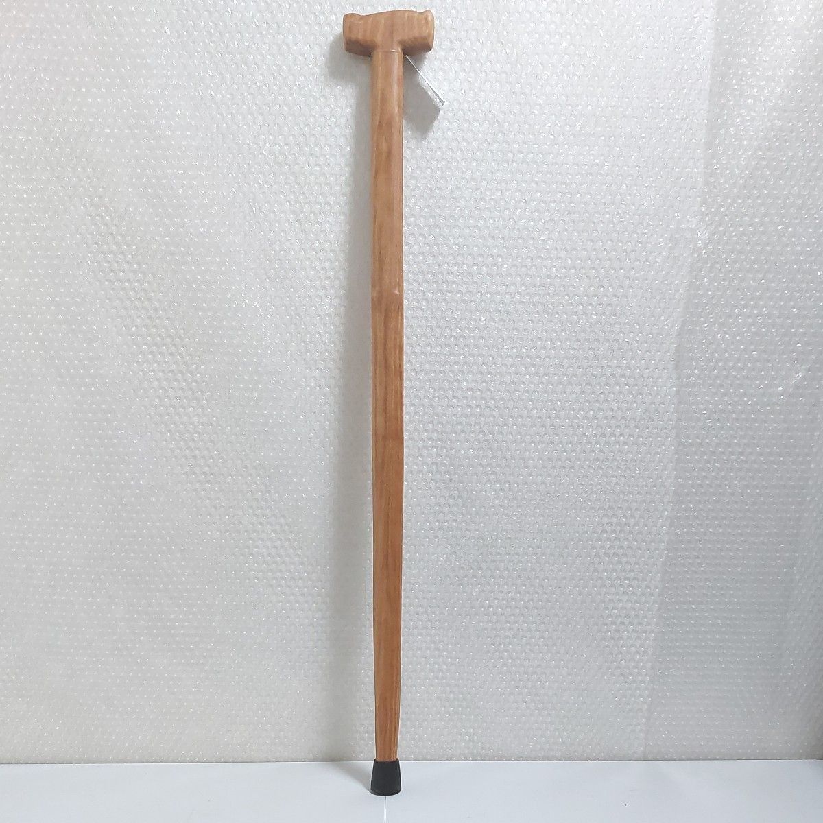 オノオレカンバ　斧折れ樺製　ステッキ　杖　木製　太杖　無垢材　彫刻　3