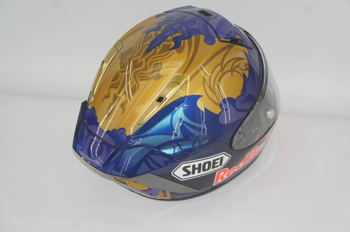 SHOEI　X-Fifteen MARQUEZ THAI　ロゴ入れ　売り切り限定1個　新品Lサイズ　付属品付き_画像6