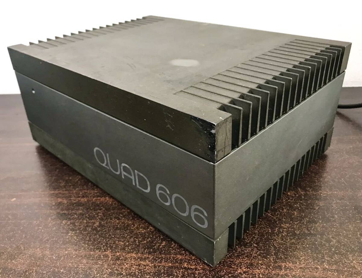 yj◎動作品 QUAD クォード 606 パワーアンプ 取扱説明書付 オーディオ/音響機器_画像3