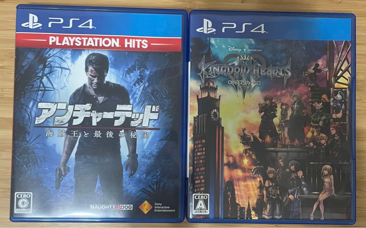 PS4 アンチャーテッド 海賊王と最後の秘宝＋ キングダムハーツ3 