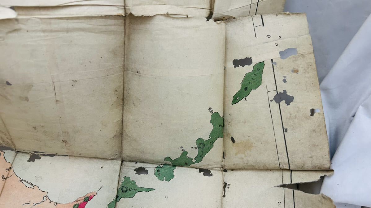 射號日本地図 明治六年 戦前古地図 石川県学校蔵版 の画像6