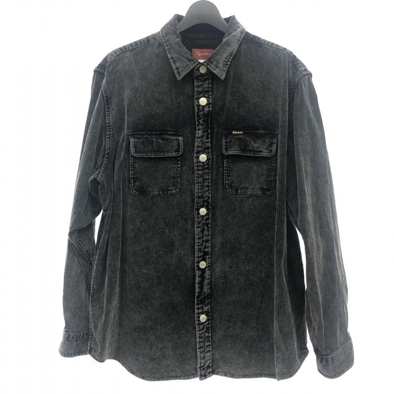 【中古】Supreme 21SS　Washed Corduroy Shirt　XL シュプリーム[240066141128]_画像1