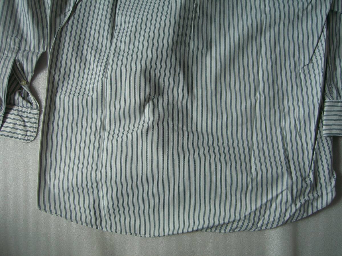 ◆JOSEPH ABBOUD　長袖シャツ　Mサイズ　　ストライブシャツ　　USED商品_画像10