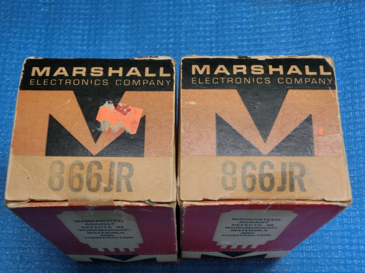 866JR MARSHALL USA 水銀整流管 元箱入り 2本組 866JR MARSHALL USA 水銀整流管 元箱入り 2本組