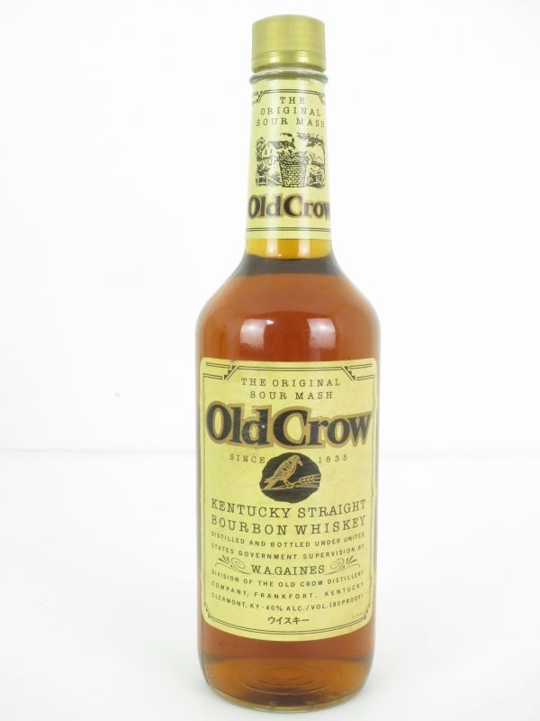 【未開栓】オールドクロウ OLD CROW ケンタッキー バーボン ウイスキー 特級 750ml 40%の画像1