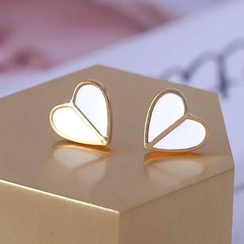 [ new goods * genuine article ] Kate Spade worn te-ji Heart earrings 