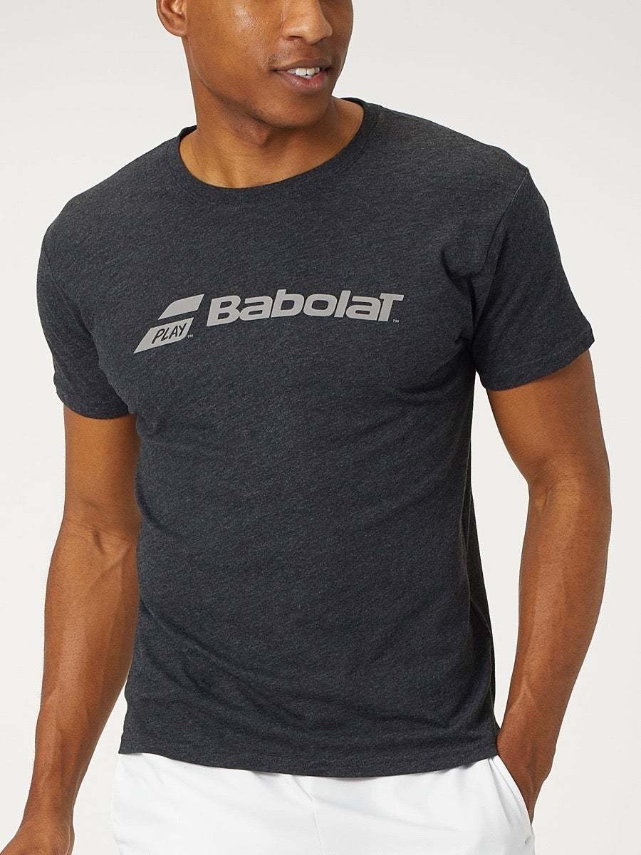 ■海外限定発売■BABOLAT（バボラ）Exercise Logo Tシャツ（US/EU：M）黒の画像3